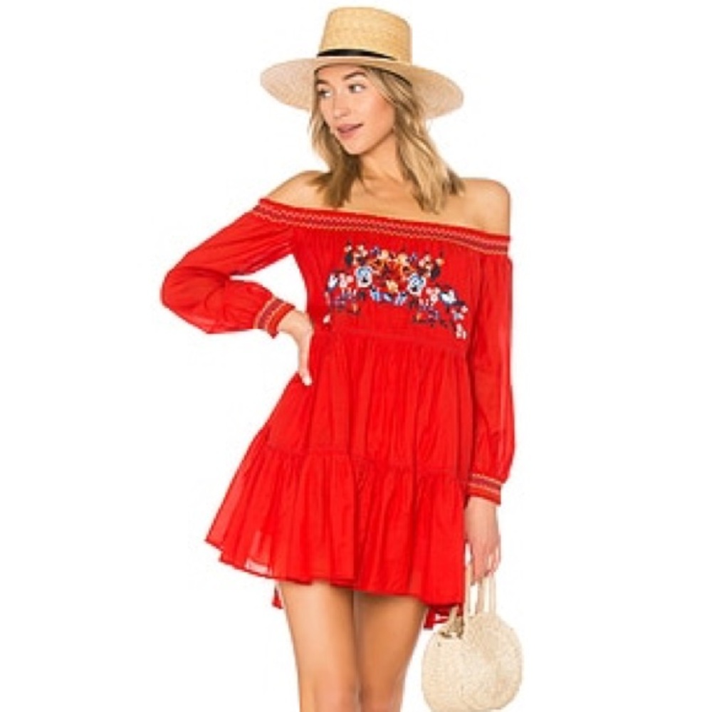 Free People Sunbeams Mini Dress